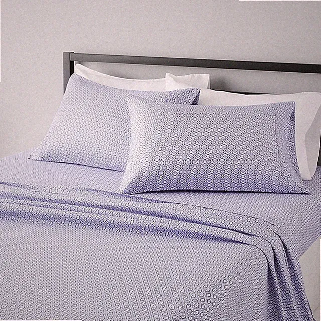 4 Piece Bed Sheet Set Queen Microfiber Soft Breathable Deep Pocket 14 Inch blue