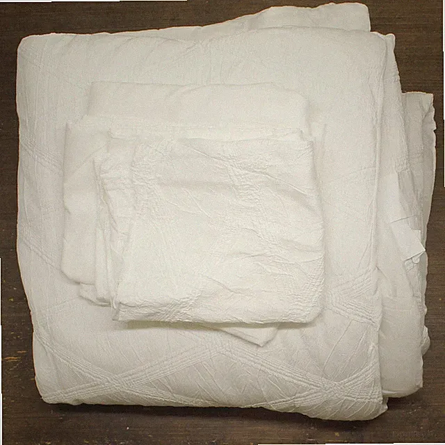Hallmart Collectibles Goranna 9-Piece Comforter Set 89992 White Queen